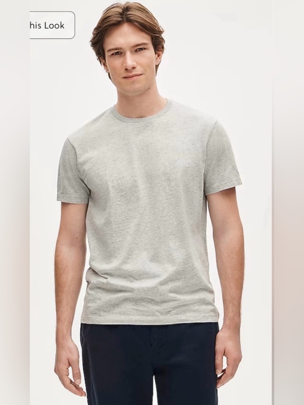 J.Crew Broken-in T-shirt in heather grey